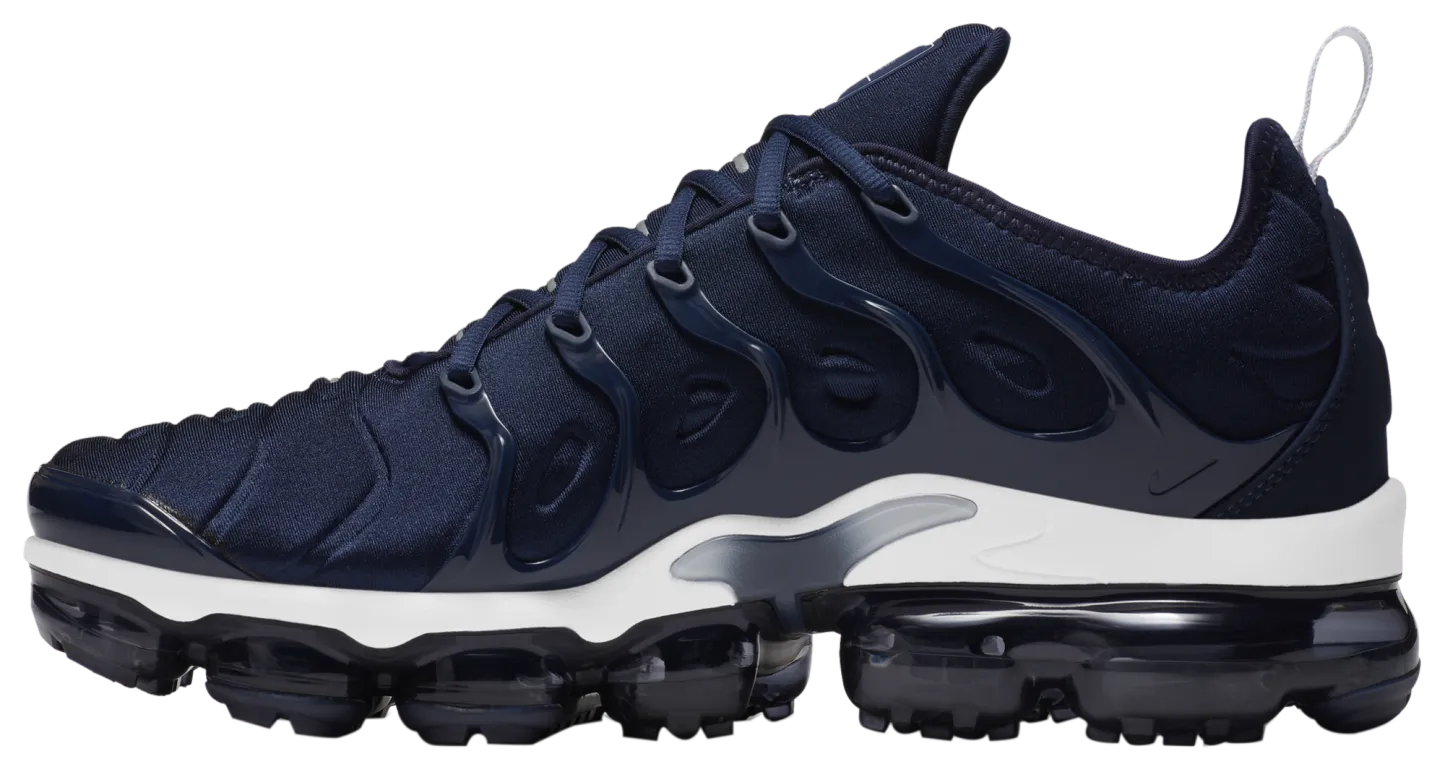 Nike Air Vapormax Plus - Midnight Navy/Metallic Silver/White - Image 2