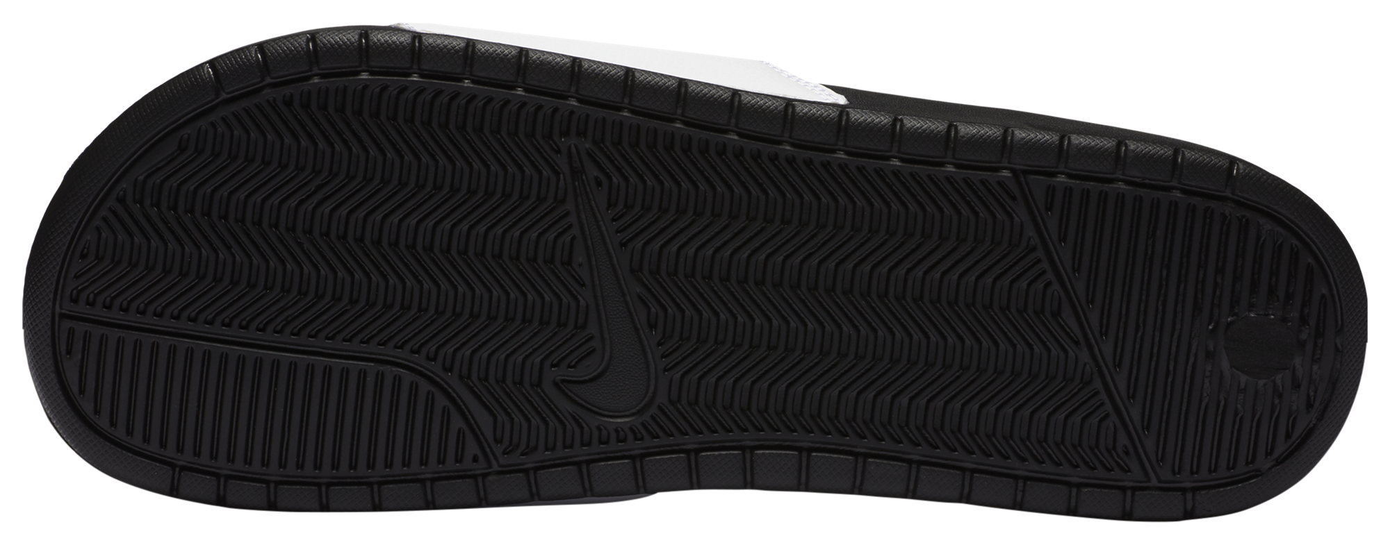 Nike Benassi JDI Slides - White/Black - Image 3