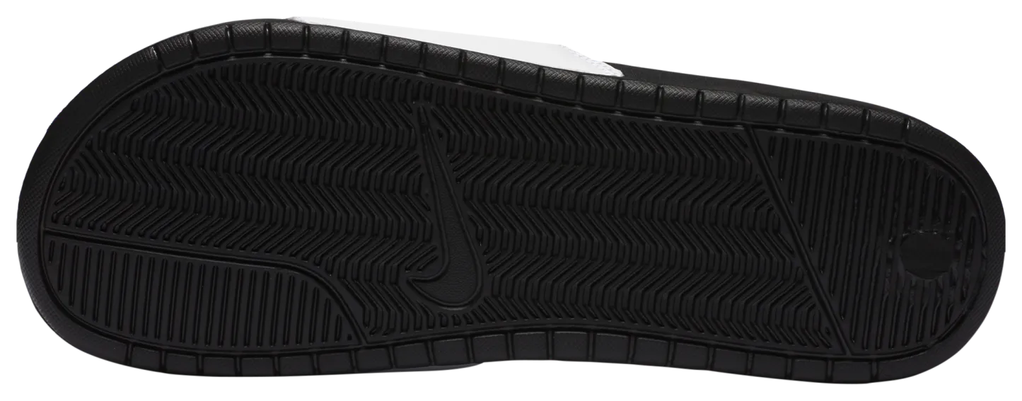 Nike Benassi JDI Slides - White/Black - Image 3