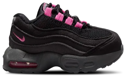 Nike Air Max 95 童款 - Cool Gray/Black/Playful Pink - Image 1