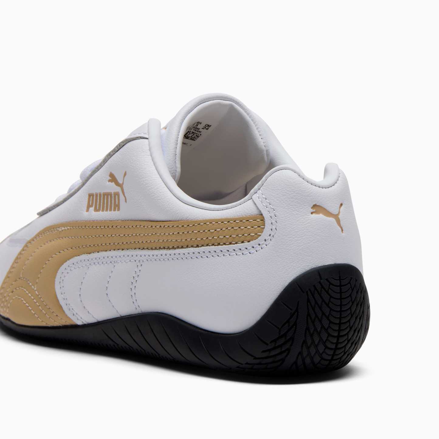 Speedcat Leather Women's Sneakers - PUMA White-Toasted Almond - 5