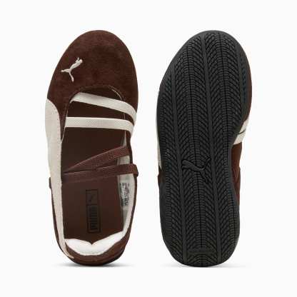 Speedcat Ballet Flats Kids - Chestnut Brown-Warm White - 4
