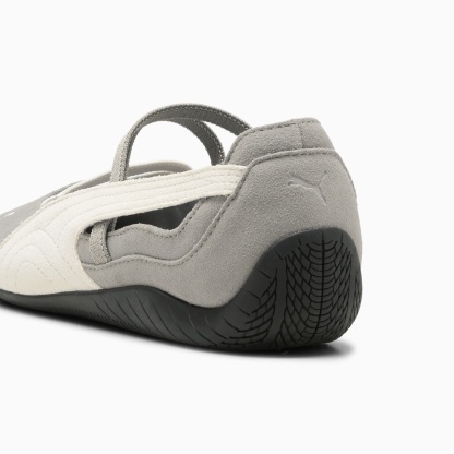 Speedcat Ballet Suede Women's Sneakers - Mouse Gray-PUMA Black - 5