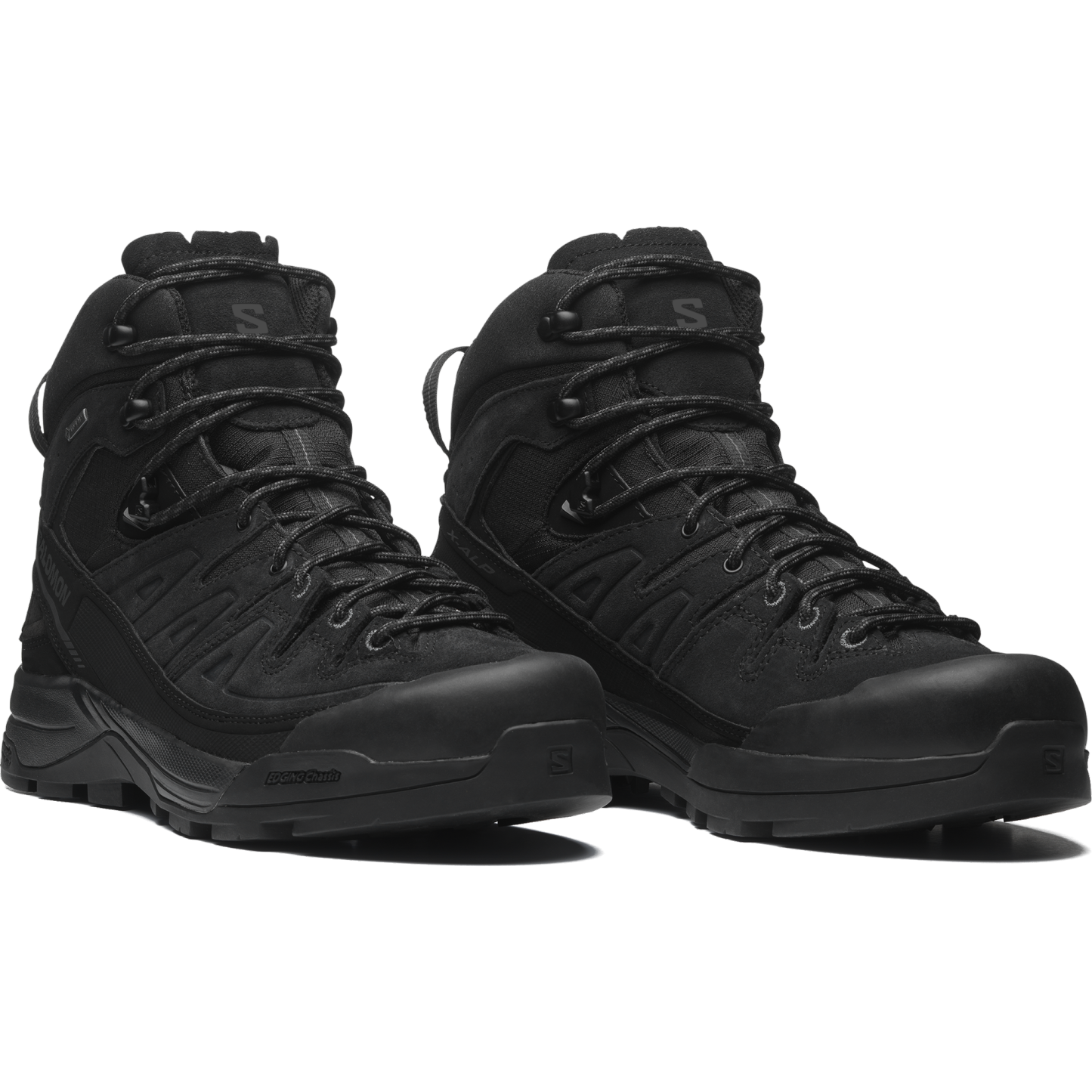 Salomon X-ALP MID LEATHER GORE-TEX - Black / Black / Asphalt - View 4