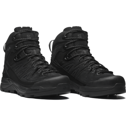 Salomon X-ALP MID LEATHER GORE-TEX - Black / Black / Asphalt - View 4