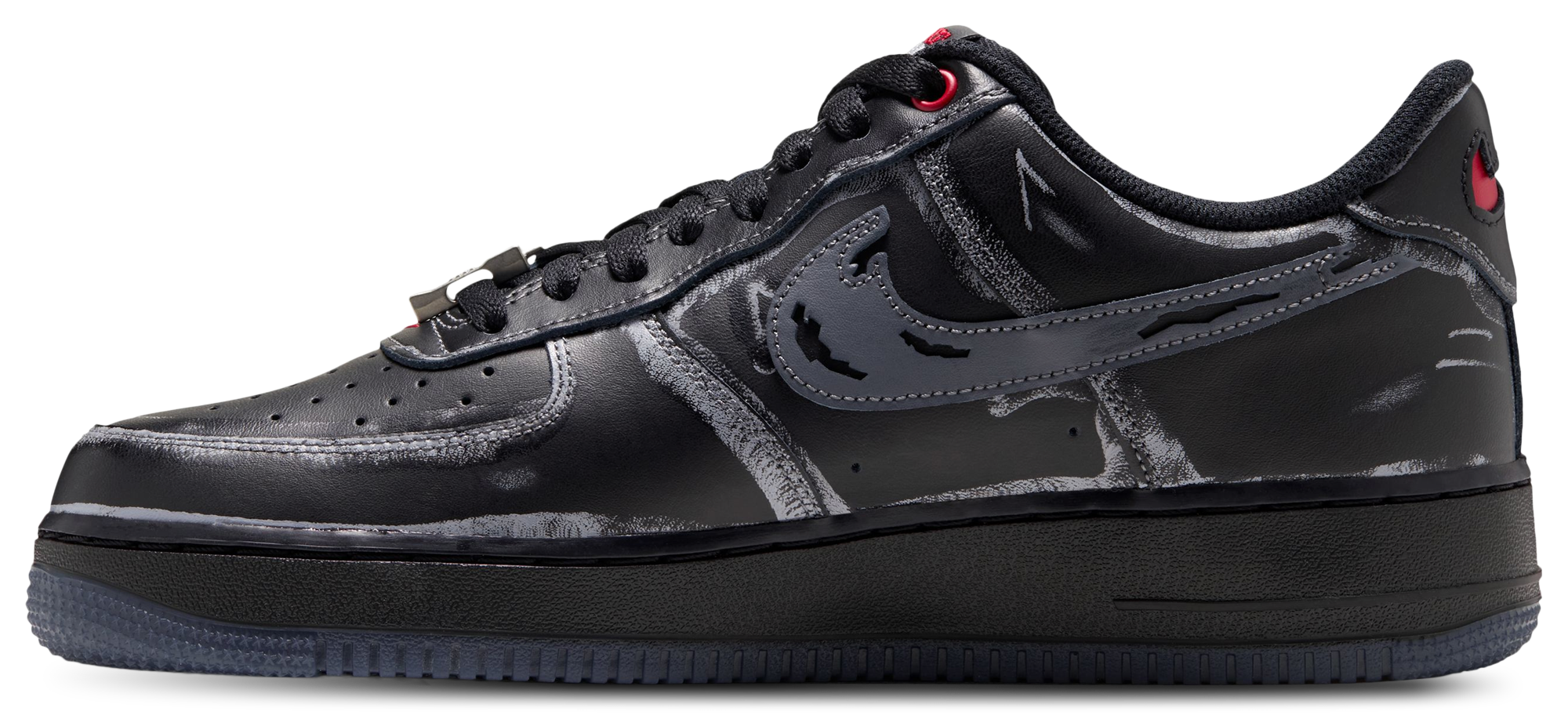 Nike Air Force 1 Low LE - Black/Gym Red/Summit White - Image 2