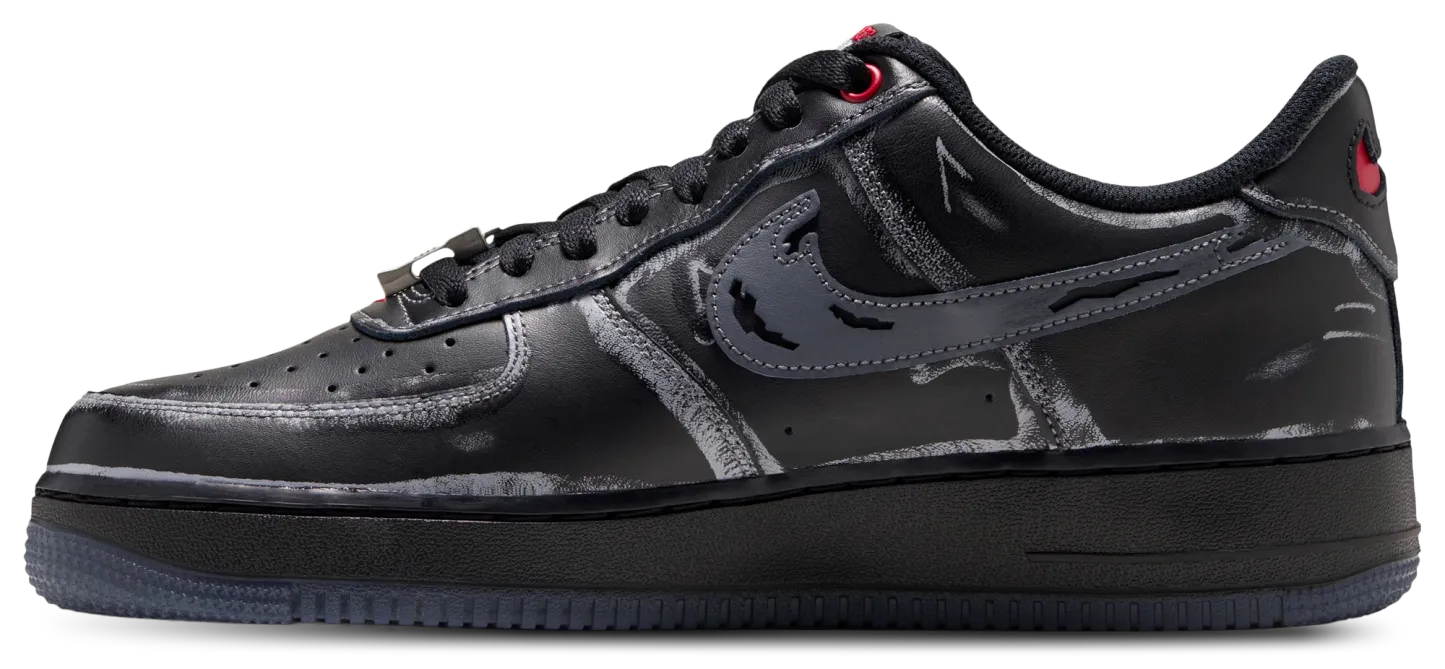 Nike Air Force 1 Low LE - Black/Gym Red/Summit White - Image 2