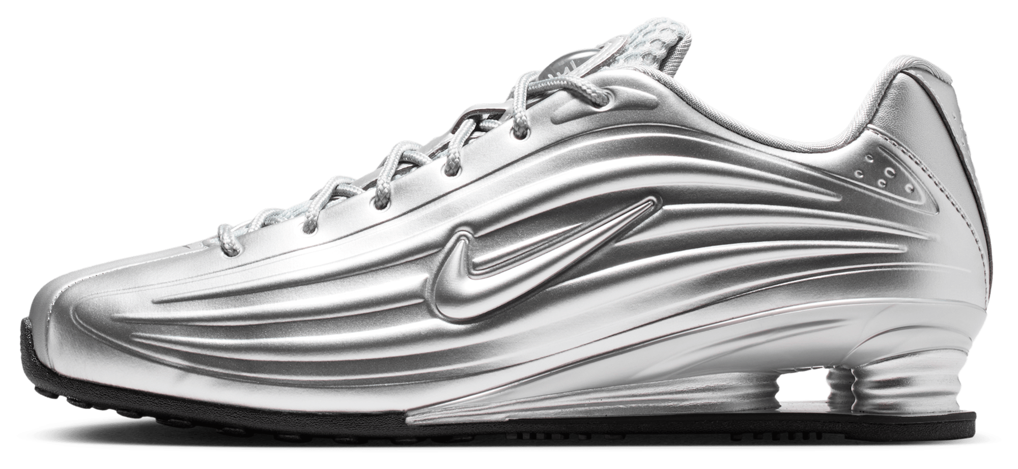 Nike Shox Z - Mtlc Silver/Silver/Black - Image 2