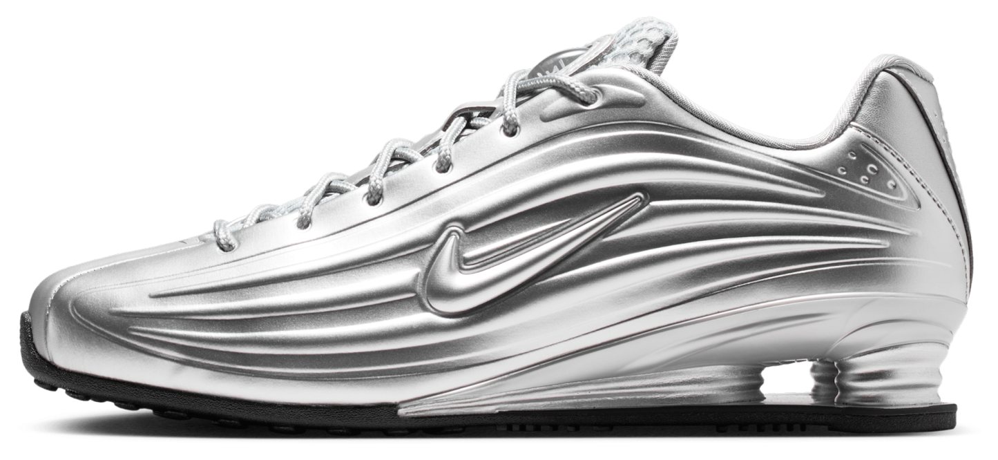 Nike Shox Z - Mtlc Silver/Silver/Black - Image 2