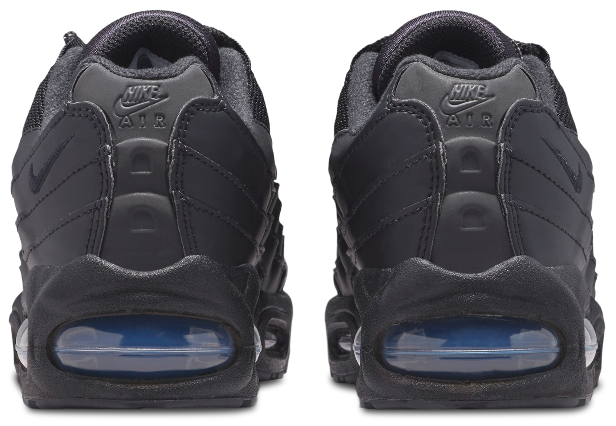 Nike Air Max 95 BB Leather 童款 - Black/Black/Anthracite - Image 3