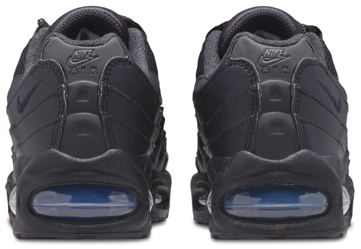 Nike Air Max 95 BB Leather 童款 - Black/Black/Anthracite - Image 3