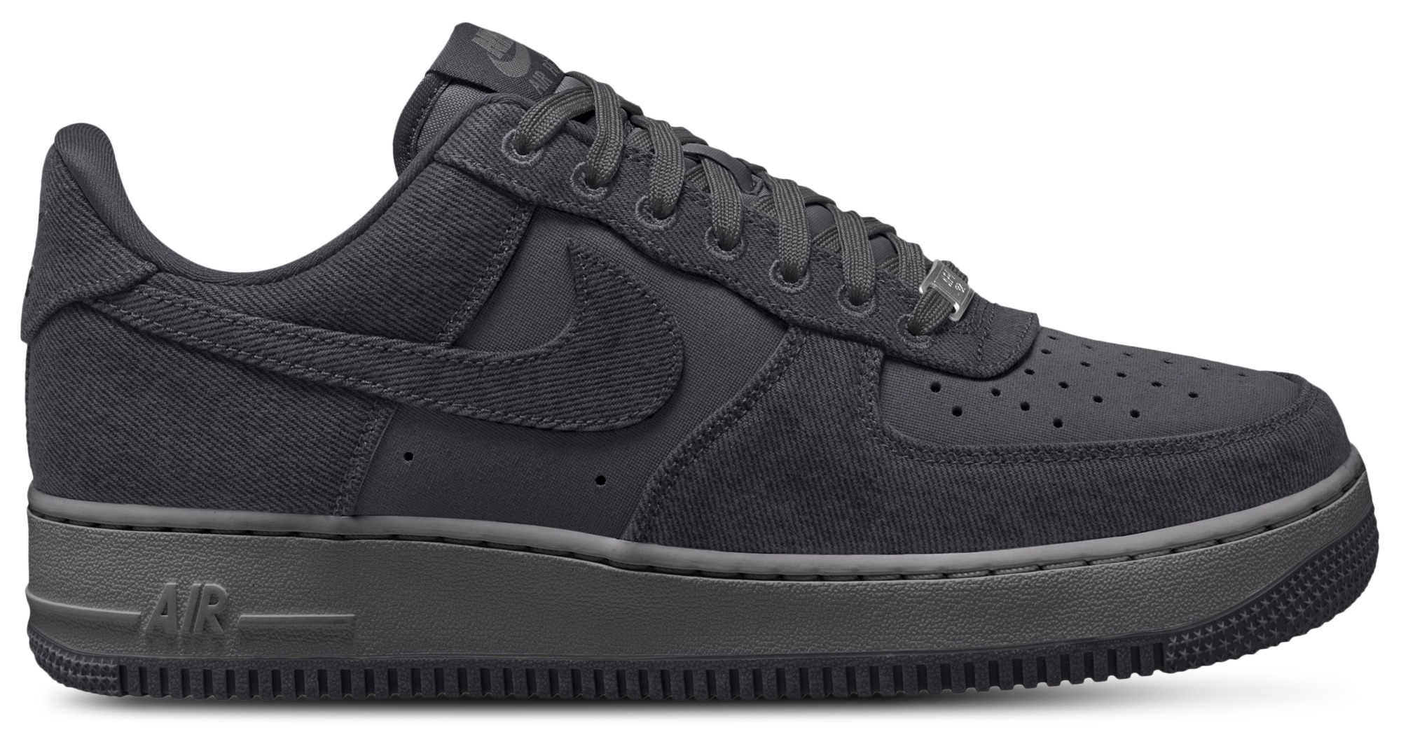 Nike Air Force 1 Low LE - Gray/Silver/Gray - Image 1