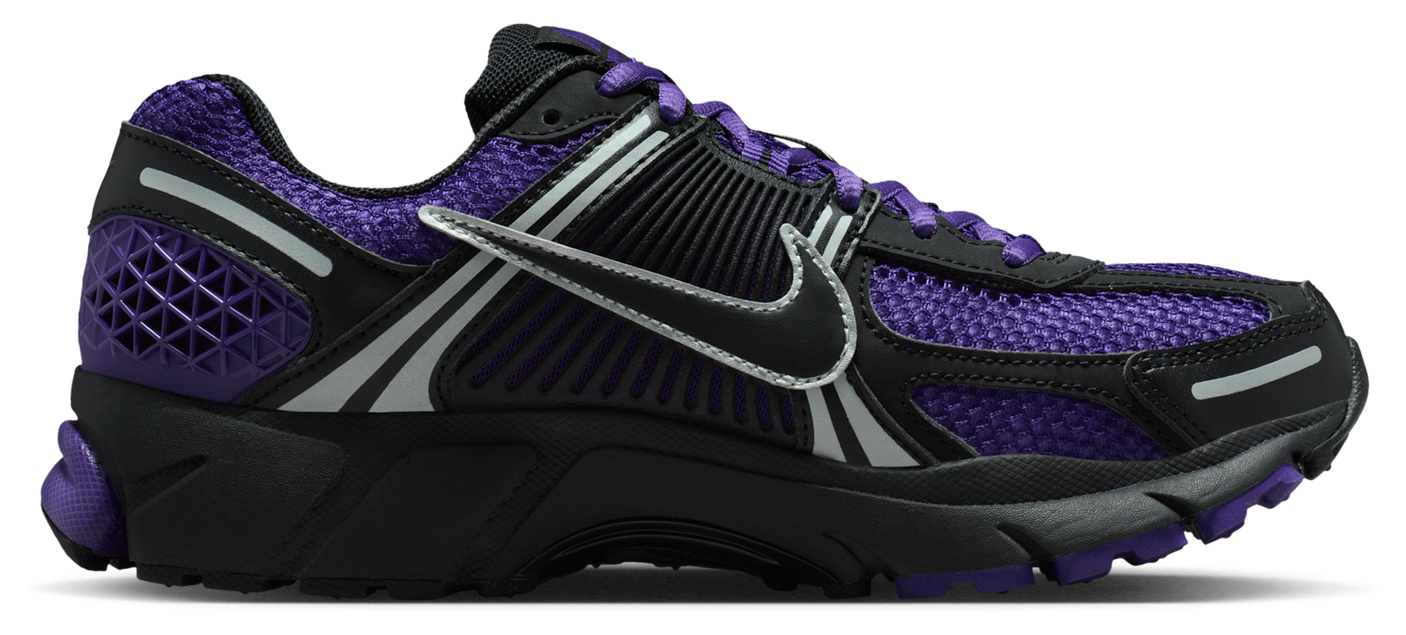 Nike Zoom Vomero 5 - Black/Black/Court Purple - Image 1