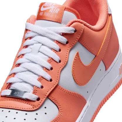 Nike Air Force 1 Low '07 - White/White/Orange Frost - Image 7