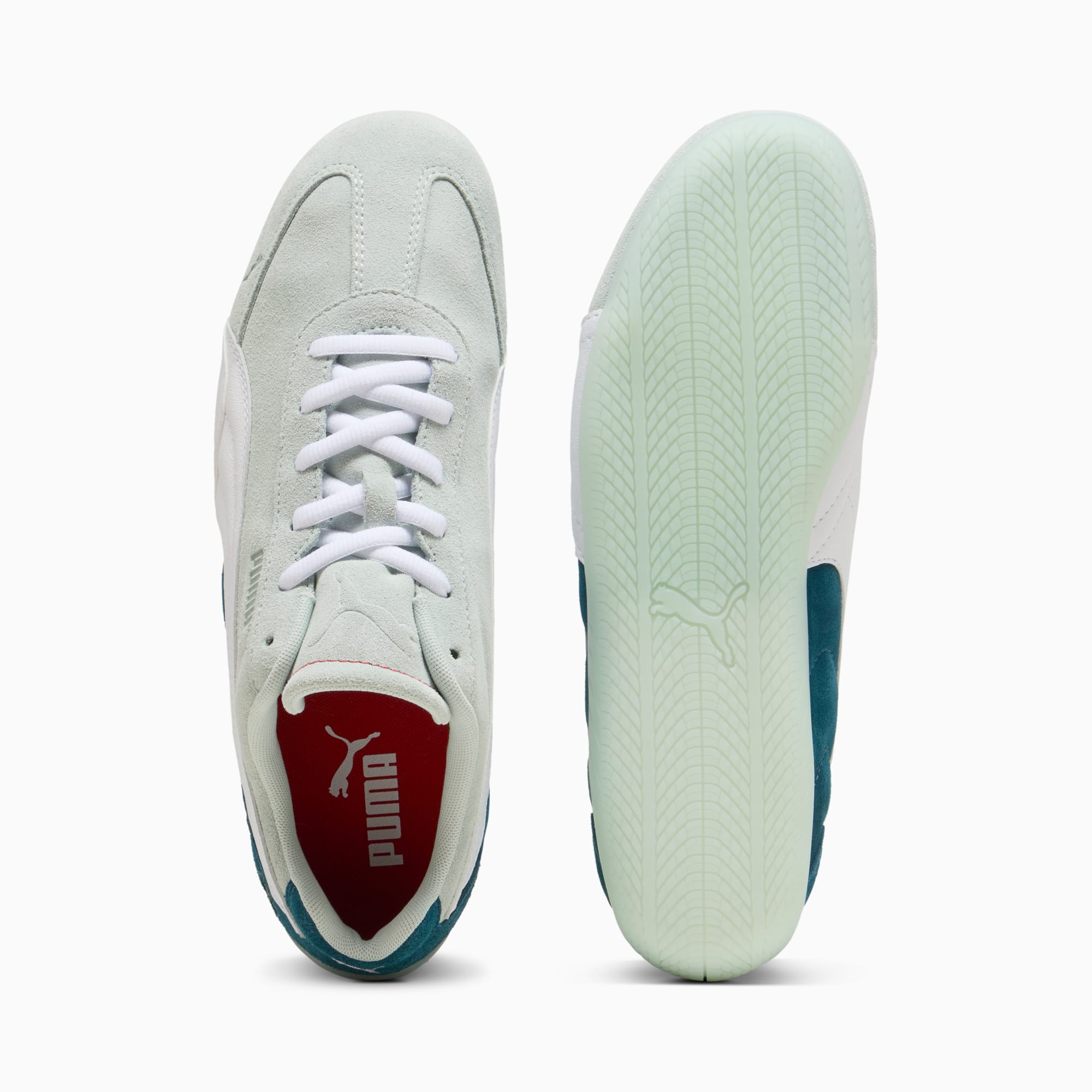 Scuderia Ferrari Speedcat Sneakers - Créme De Mint-PUMA White-Midnight Petrol - 4