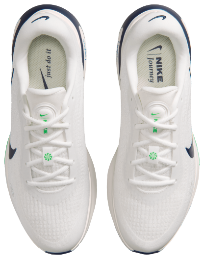 Nike Journey Run - Summit White/Midnight Navy/Green Spark - Image 4