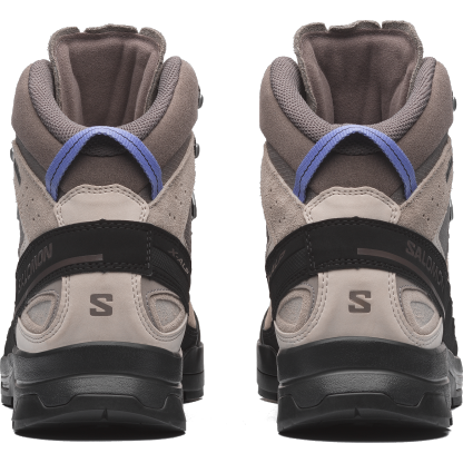 Salomon X-ALP MID LEATHER GORE-TEX - Cloudburst / Silver Cloud / Black - View 4