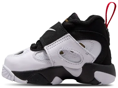 Nike Air Diamond Turf II 童款 - White/Gold/Black - Image 2