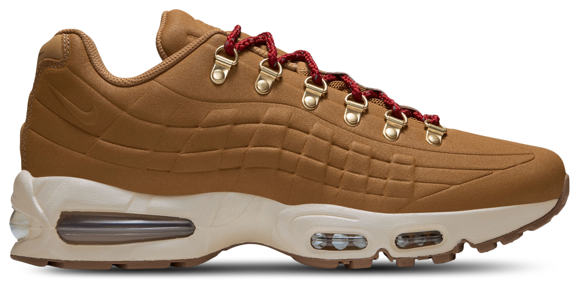 Nike Air Max 95 OG Big Bubble NA20 - Wheat/Red/Brown - Image 1