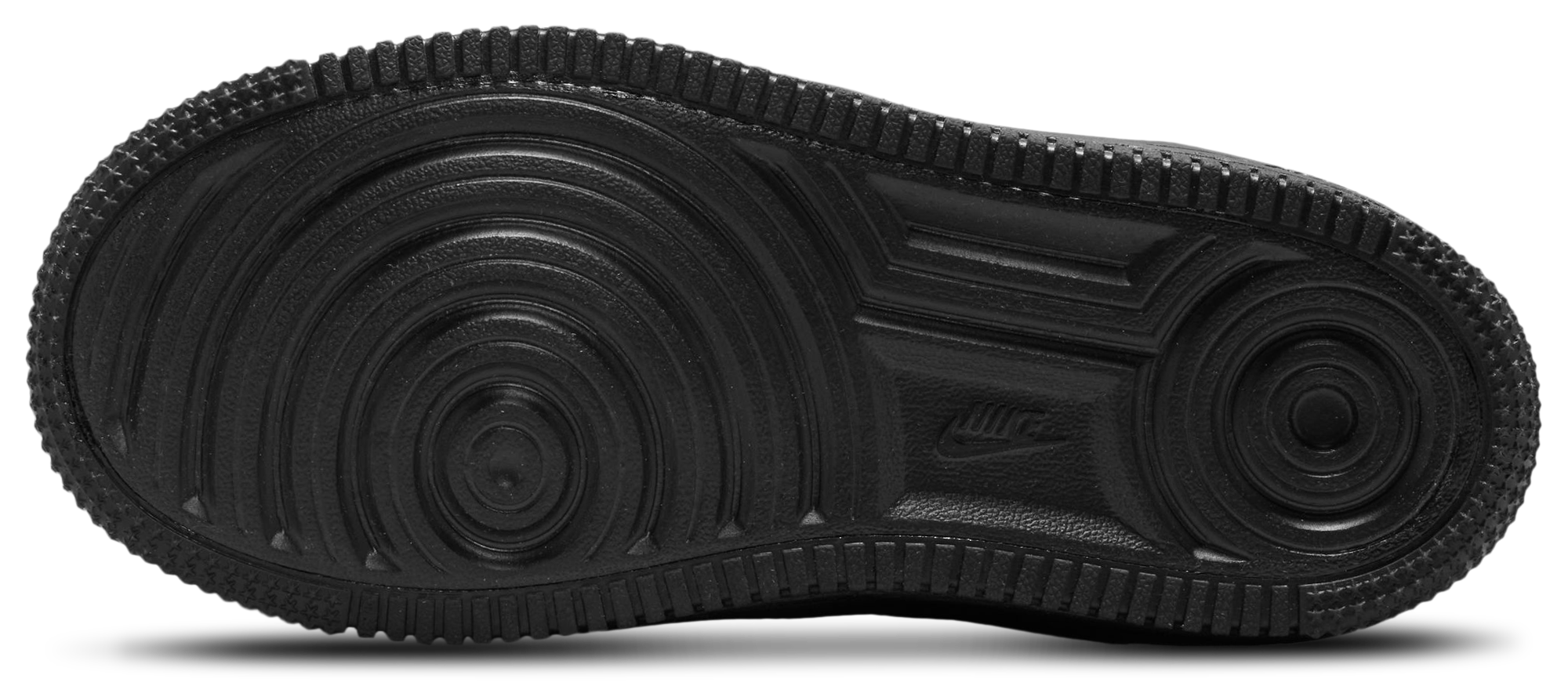 Nike Air Force 1 Low Lace 童款 - Black/Black - Image 5