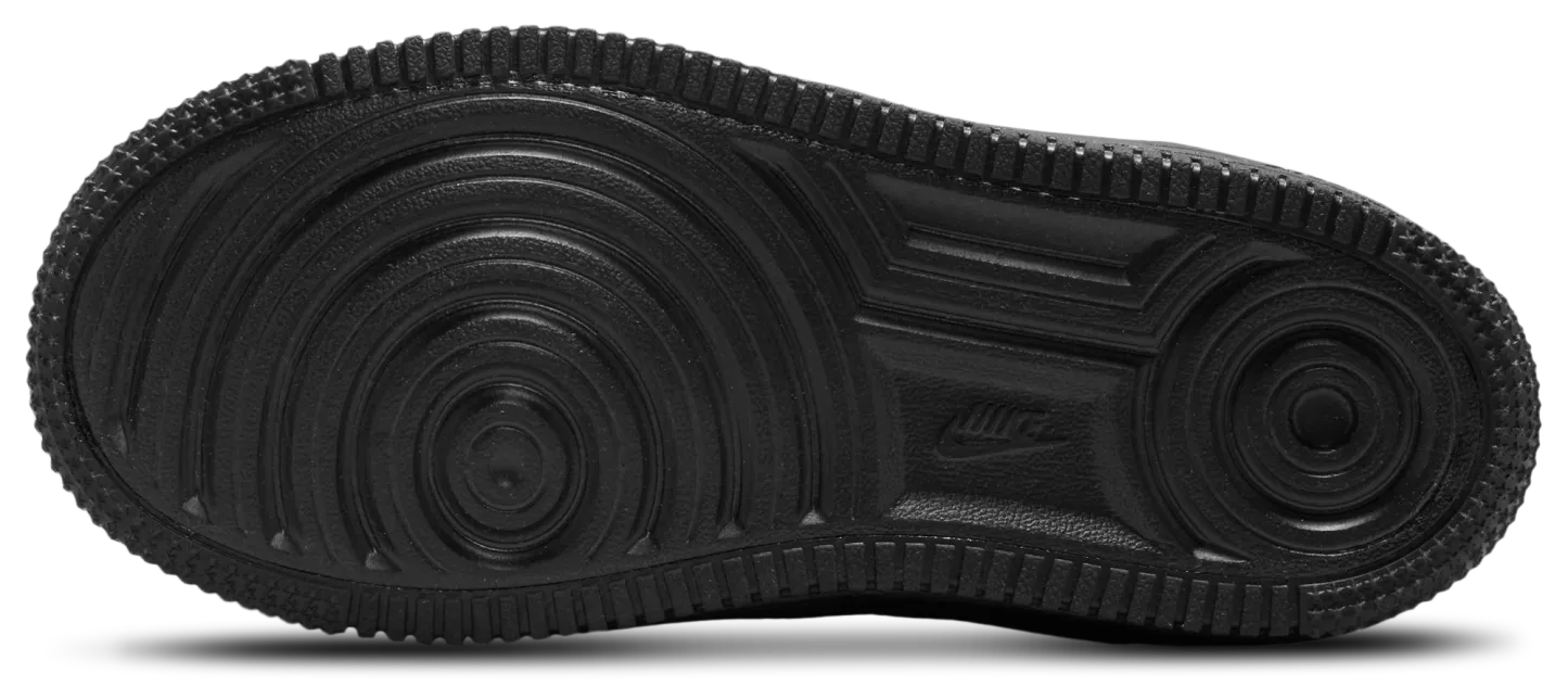 Nike Air Force 1 Low Lace 童款 - Black/Black - Image 5
