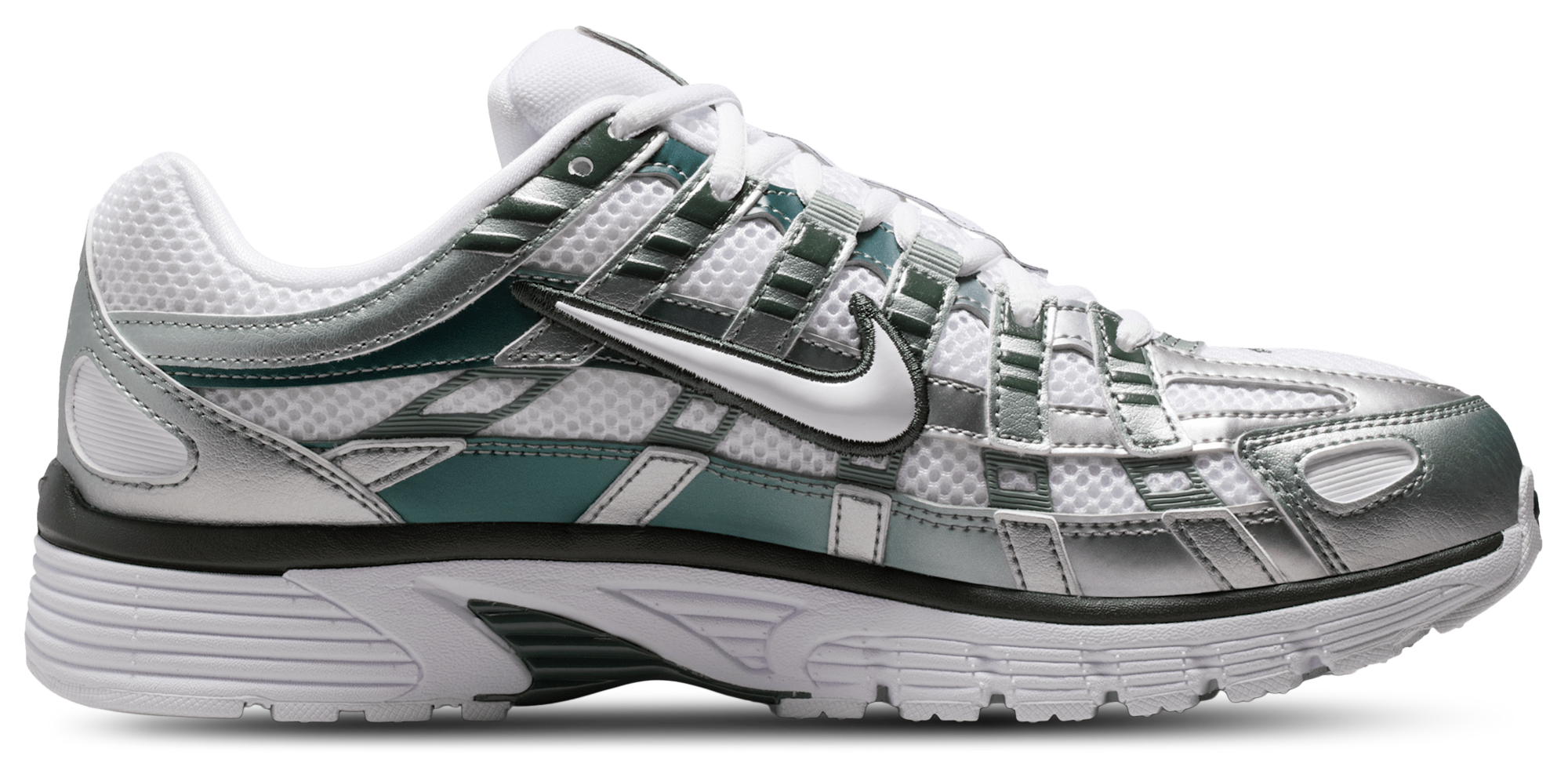 Nike P-6000 - White/White/Mica Green - Image 1