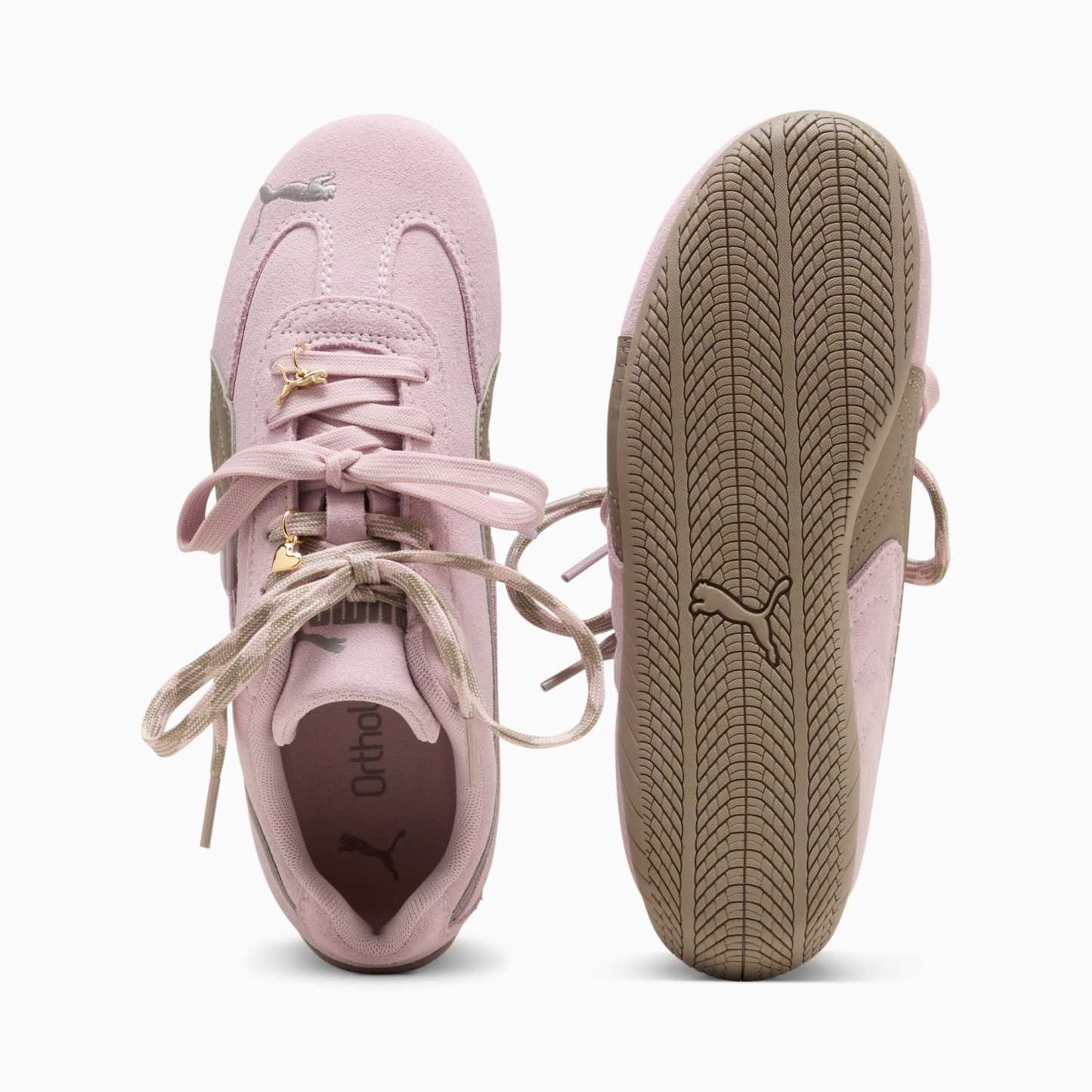 Speedcat Charmies Big Kids' Sneakers - Misty Pink-Mouse Gray - 6