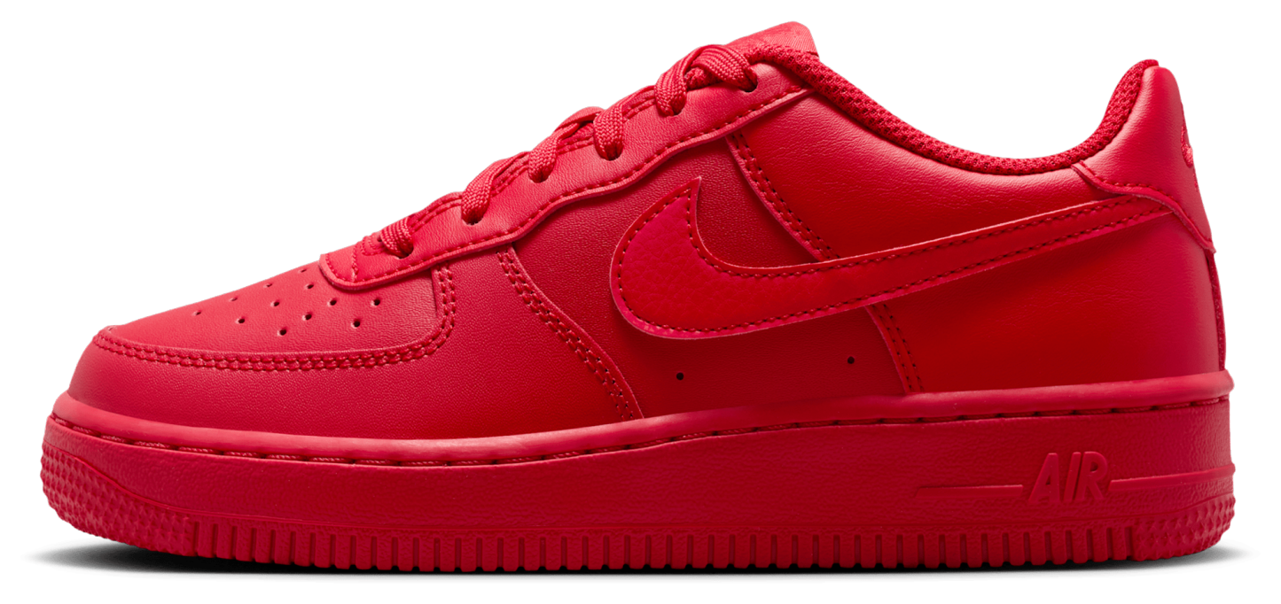 Nike Air Force 1 童款 - Red/Black - Image 2