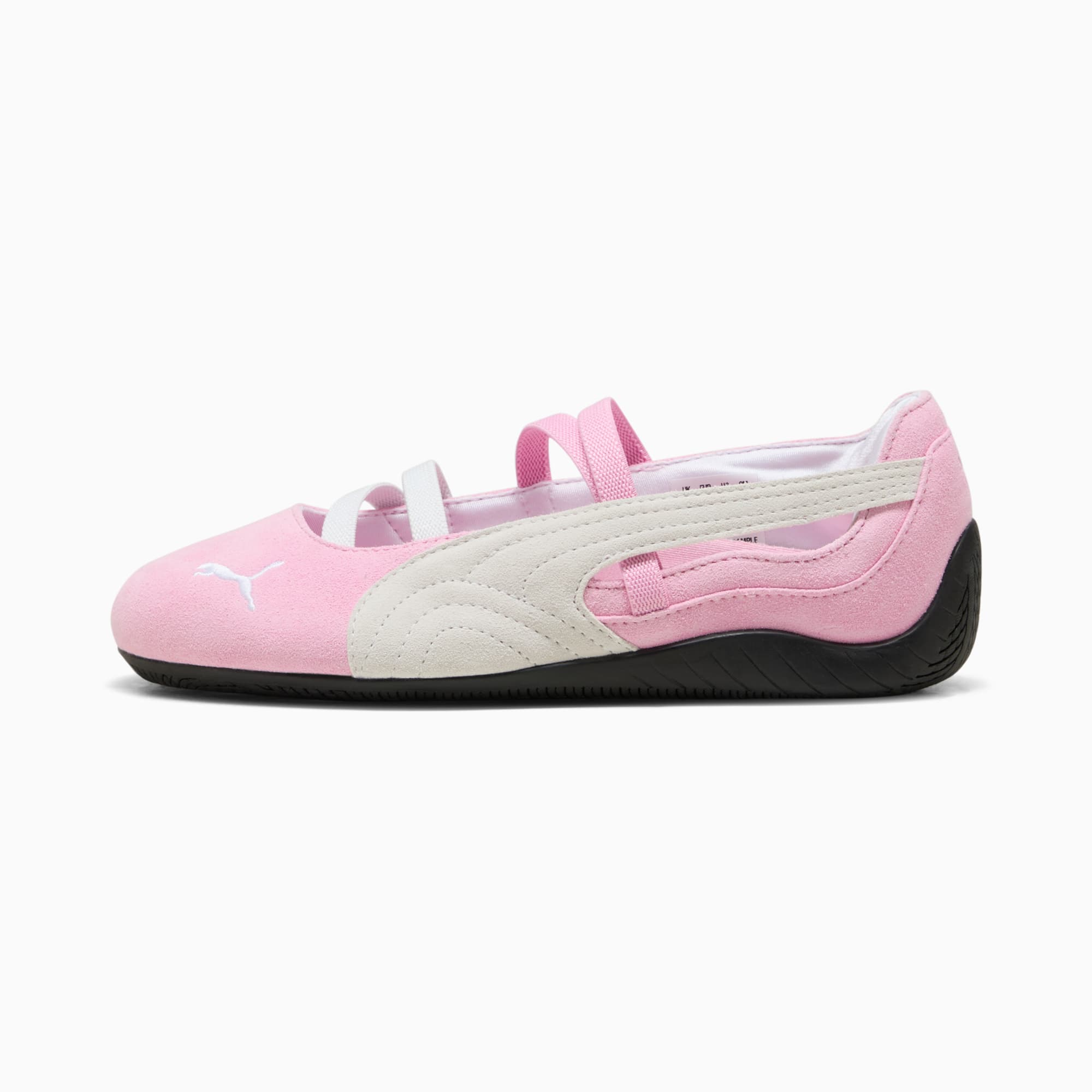 Speedcat Ballet Suede Big Kids' Sneakers - Pink Shimmer-PUMA White - 1