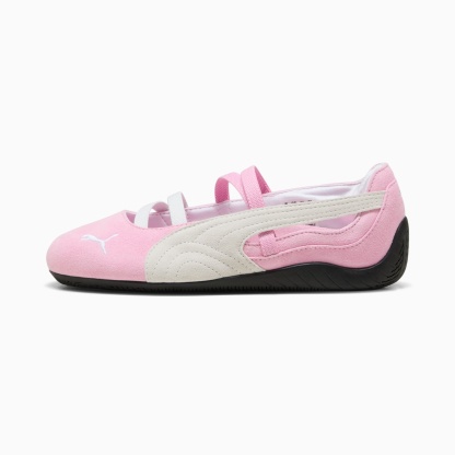 Speedcat Ballet Suede Big Kids' Sneakers - Pink Shimmer-PUMA White - 1