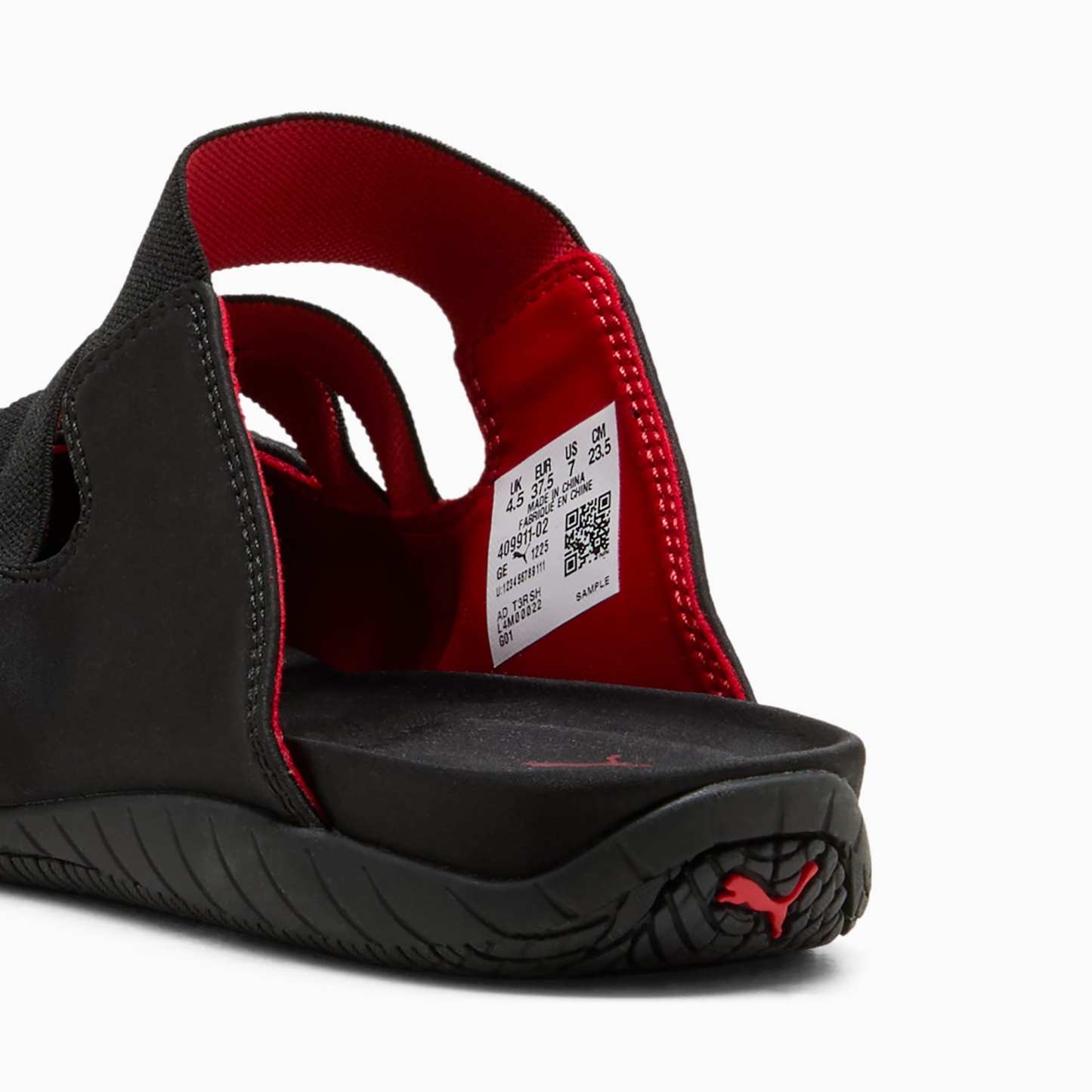 Speedcat Mule Satin Women's Sneakers - PUMA Black-For All Time Red - 5