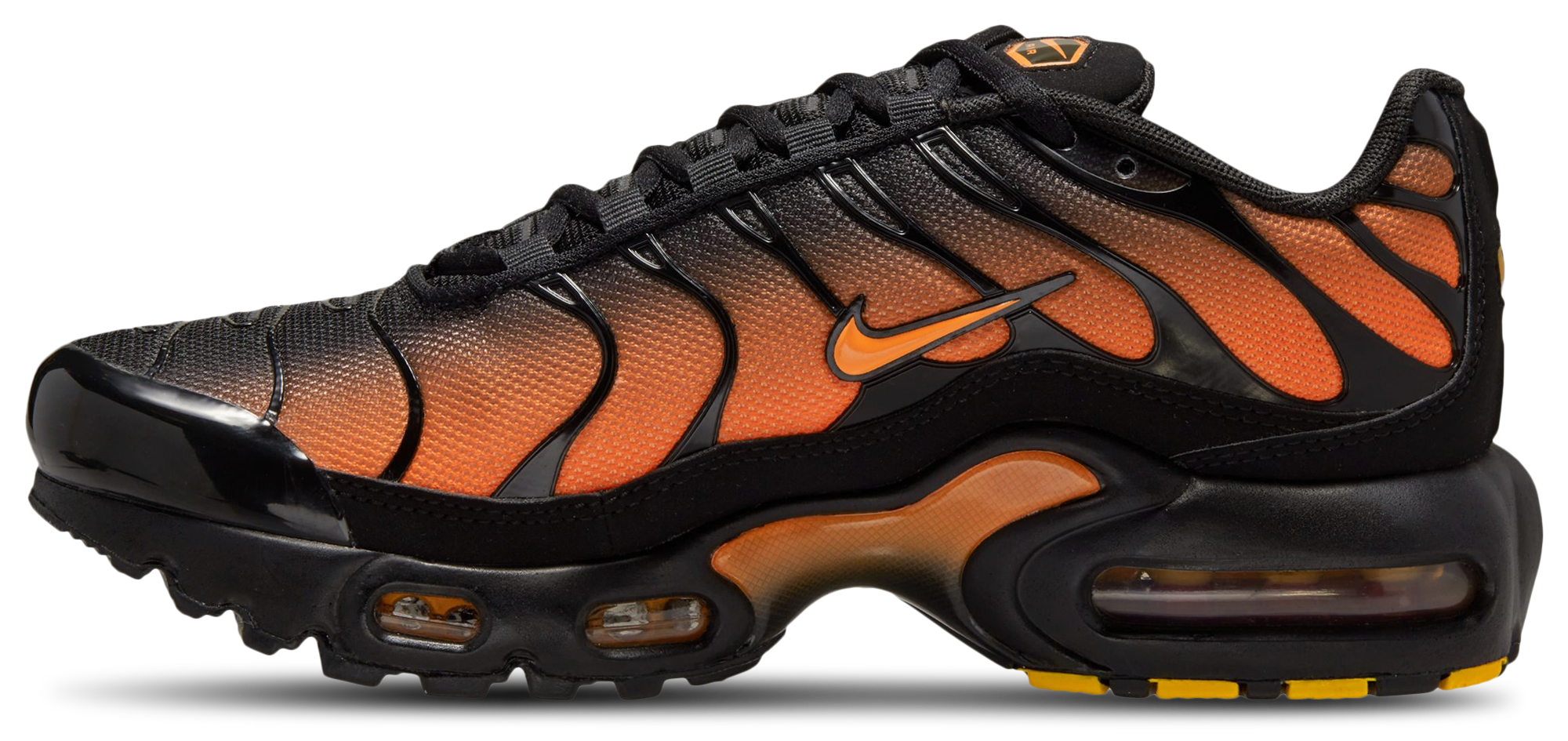 Nike Air Max Plus 童款 - Black/Total - Image 2