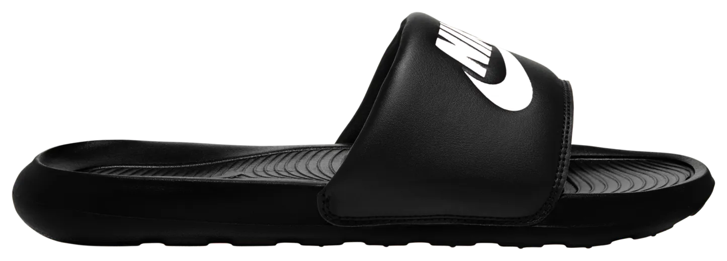 Nike Victori One Slides - Black/White/Black - Image 2