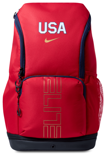Nike Varsity Elite Backpack - Black/University Red/Metallic Gold - Image 1