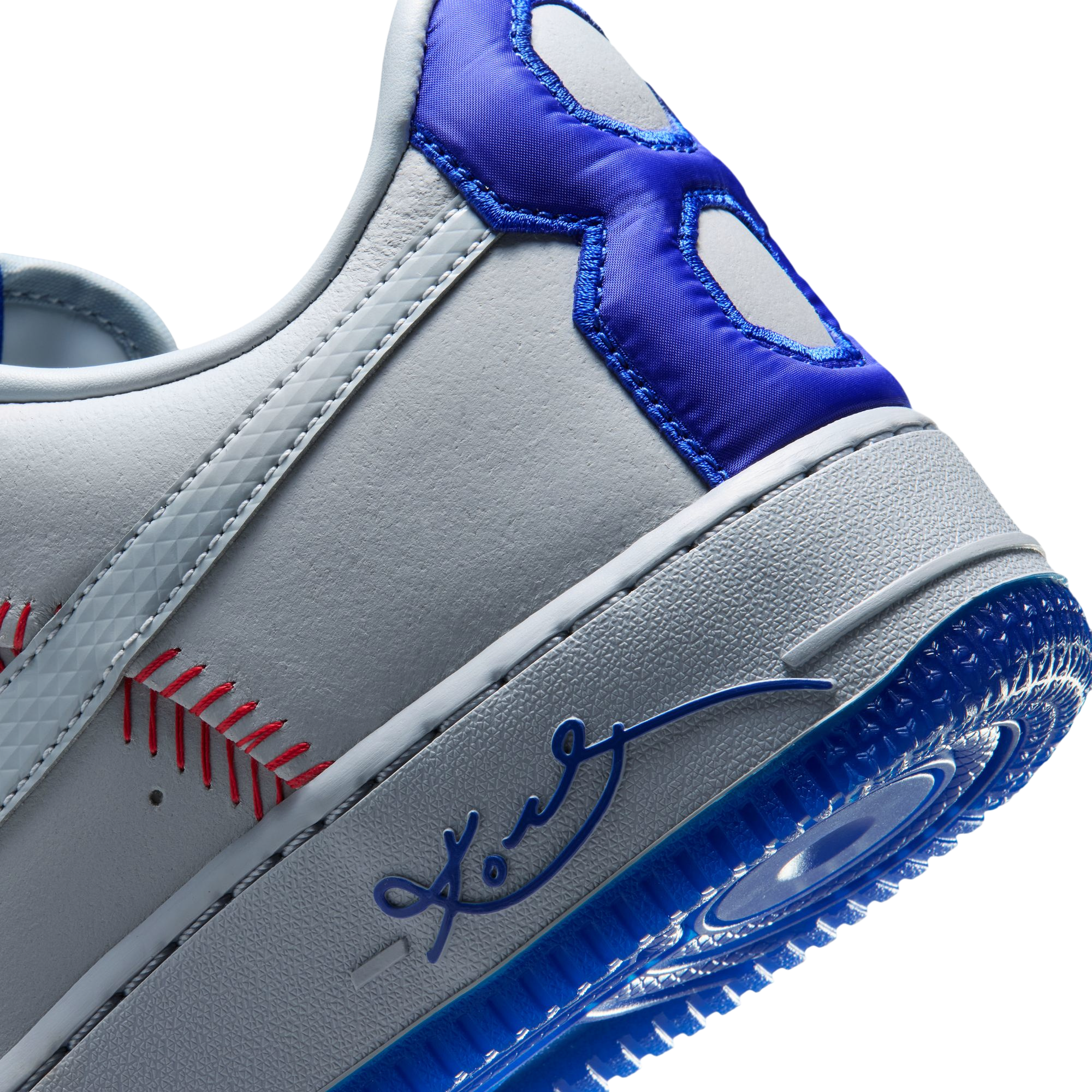 Nike Air Force 1 Kobe Protro Low - Wolf Grey/Wolf Grey/Rush Blue - Image 7