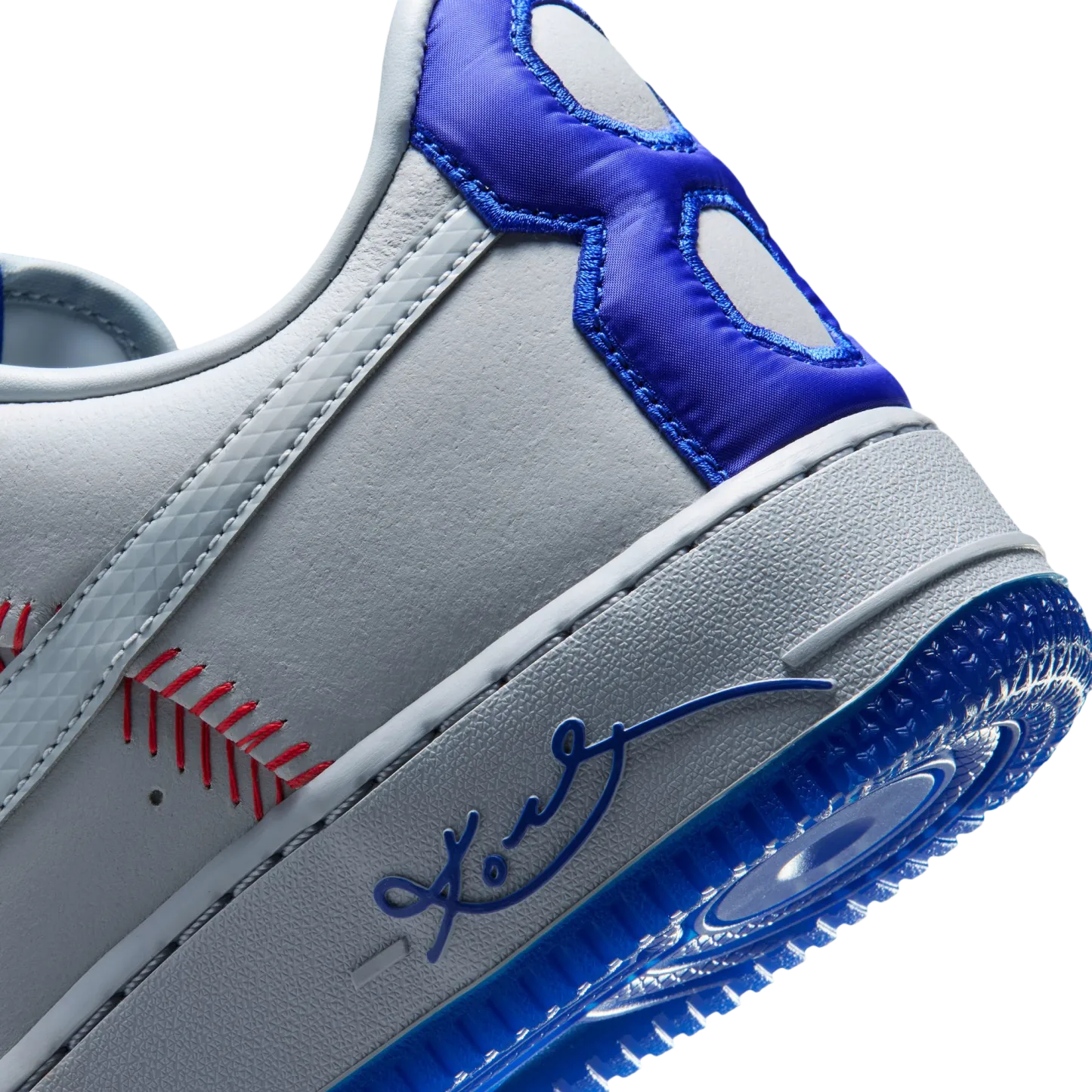 Nike Air Force 1 Kobe Protro Low - Wolf Grey/Wolf Grey/Rush Blue - Image 7