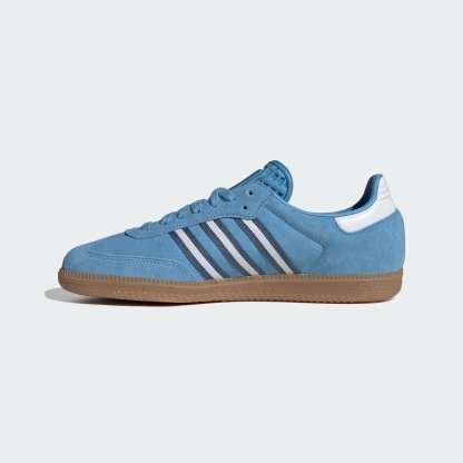 adidas Samba OG Shoes - Light Blue / Crew Blue / Cloud White - View 8