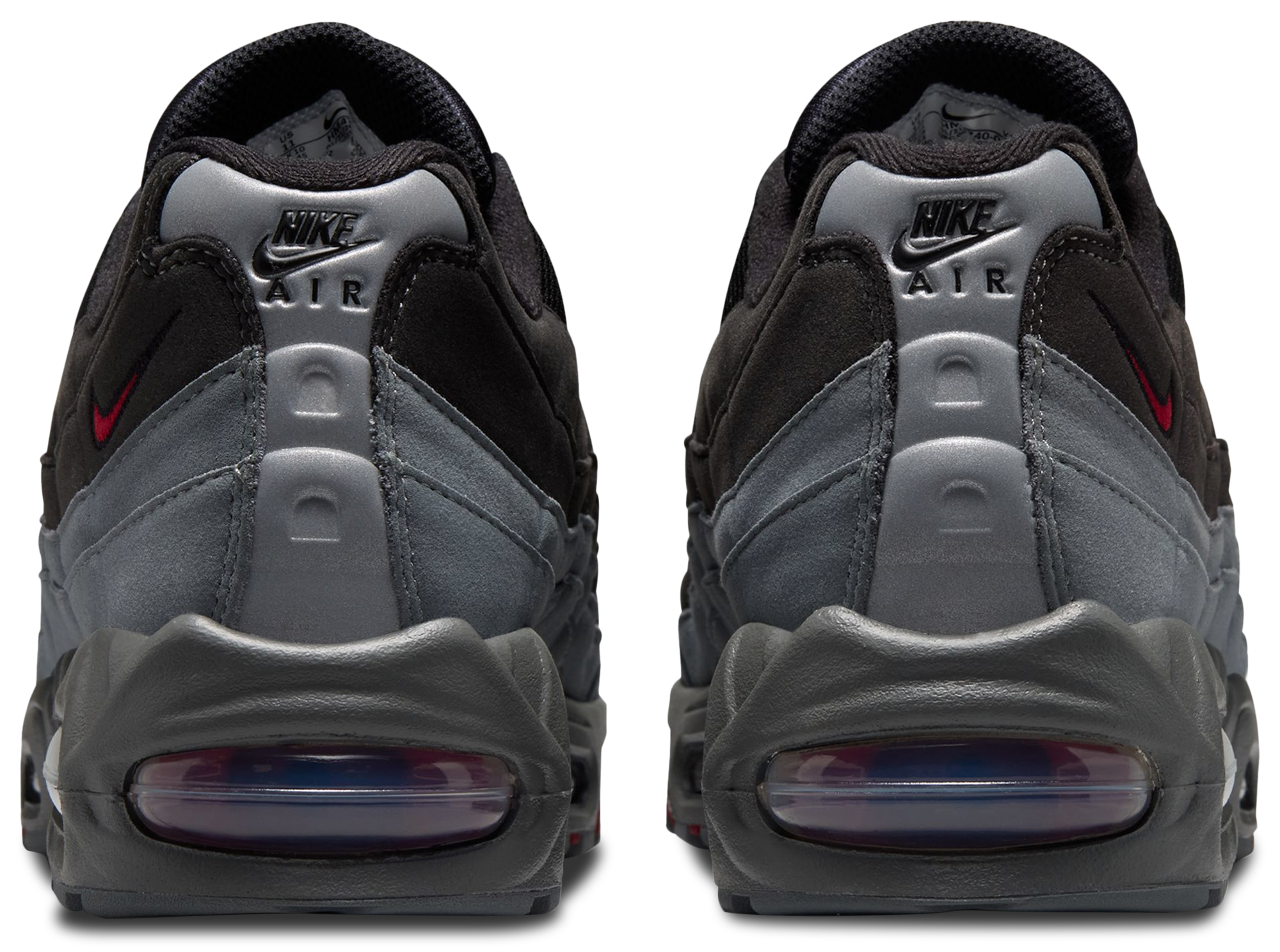 Nike Air Max 95 Big Bubble - Tough Red/Smoke Grey/Black - Image 3