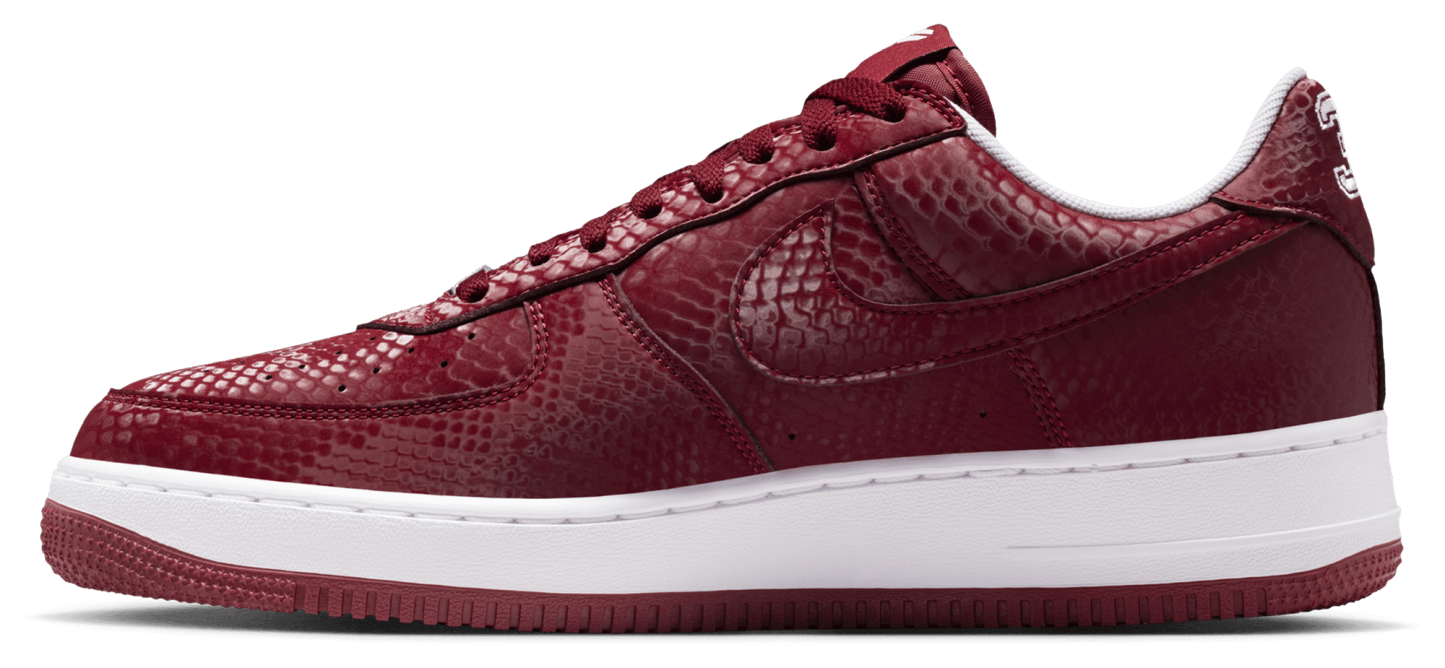 Nike Kobe Air Force 1 Low - Team Red/White - Image 2