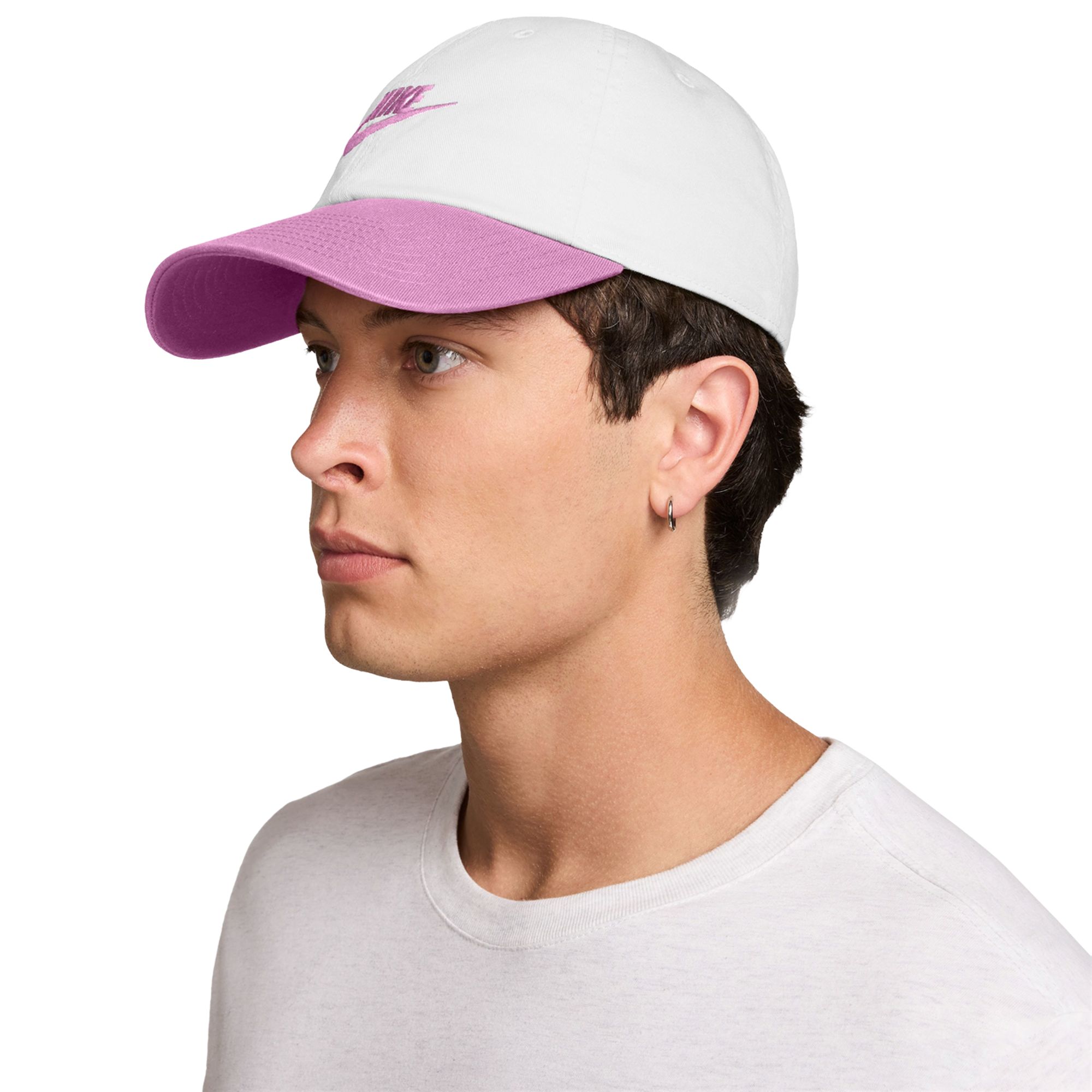 Nike Club H86 Adjustable Cap - White/Pink - Image 3