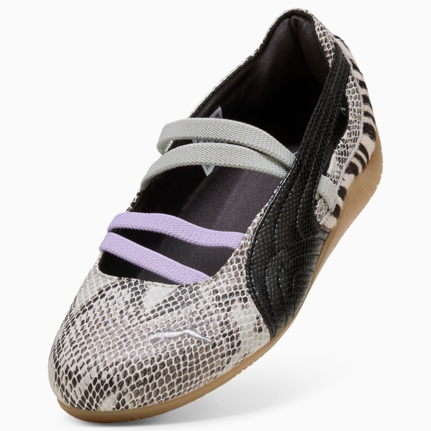 Speedcat Ballet Mixed Feel Women's Sneakers - PUMA Black-Cashew Brown-Light Lavender - 8