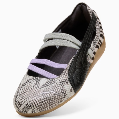 Speedcat Ballet Mixed Feel Women's Sneakers - PUMA Black-Cashew Brown-Light Lavender - 8
