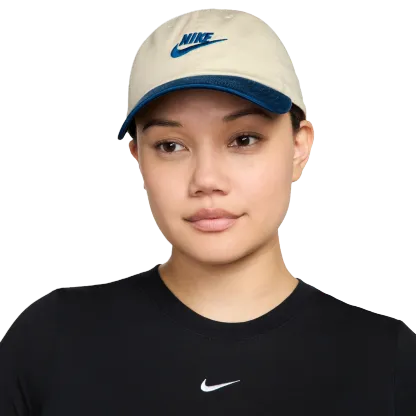 Nike Club H86 Adjustable Cap - Beige/Blue - Image 1