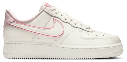 Nike Air Force 1 Low '07 - Pink/White - Image 1