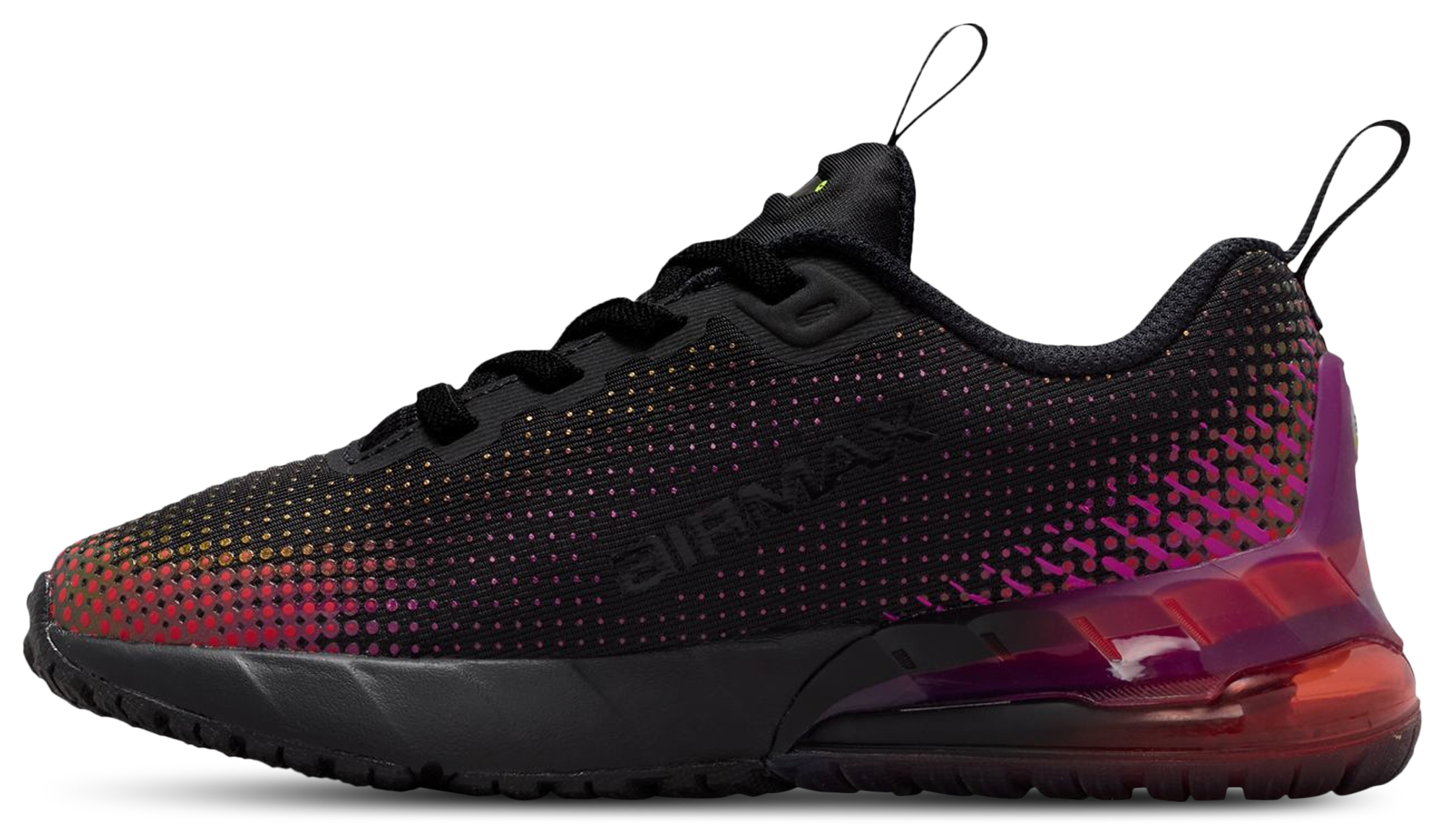 Nike Air Max Phoenix 童款 - Black/Vivid Purple/Challenge Red - Image 2
