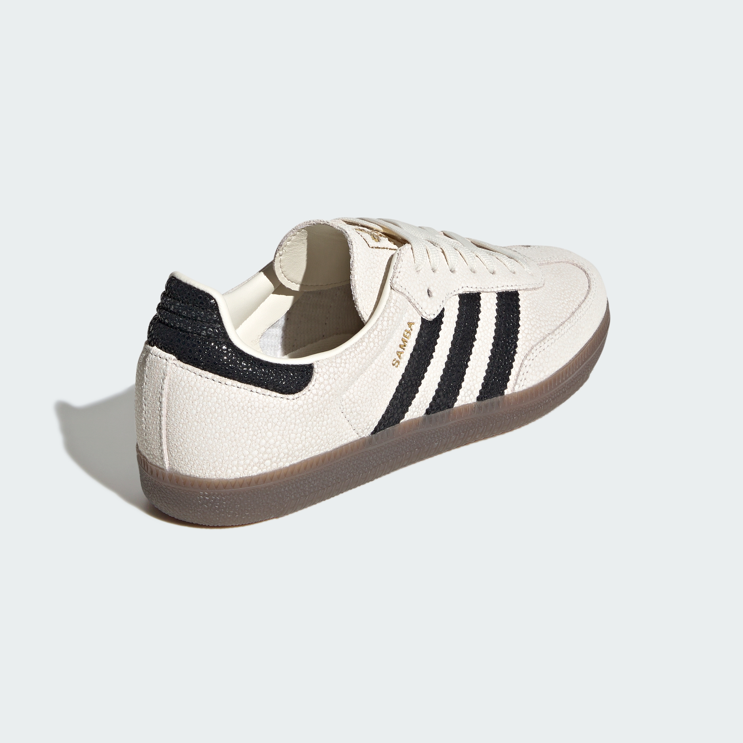 adidas SAMBA OG SHOES - Cloud White / Core Black / Gum (KJ7435) - View 6