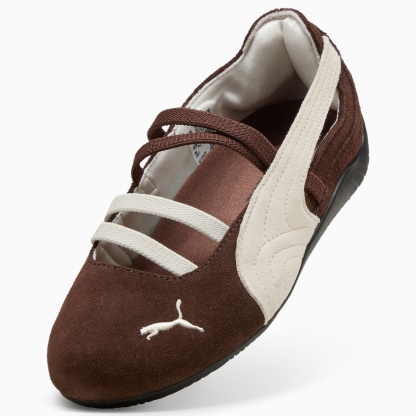 Speedcat Ballet Suede Big Kids' Sneakers - Chestnut Brown-Warm White - 6