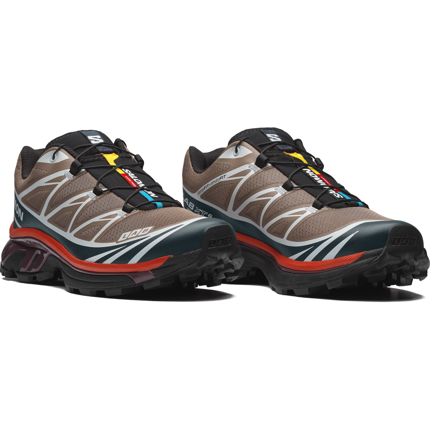 Salomon XT-6 - Walnut / Maritime Blue / Huckleberry - View 3