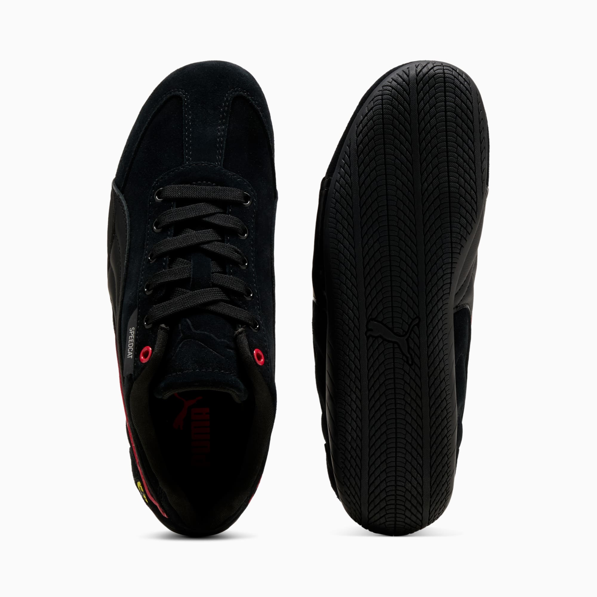 Scuderia Ferrari Speedcat Women's Sneakers - PUMA Black-Rosso Corsa - 4