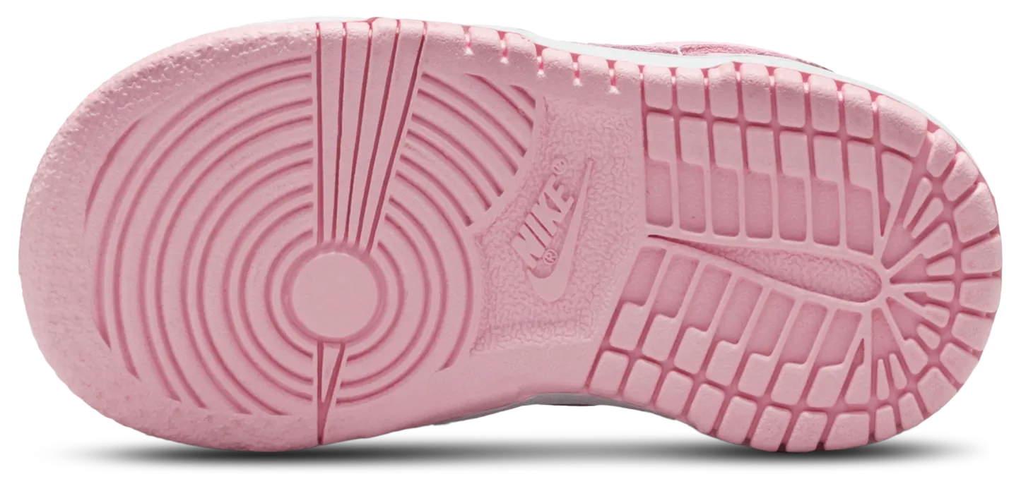 Nike Dunk Low 童款 - Soft Pink/White - Image 5